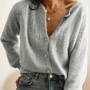 Long Sleeve Button Down Cardigan